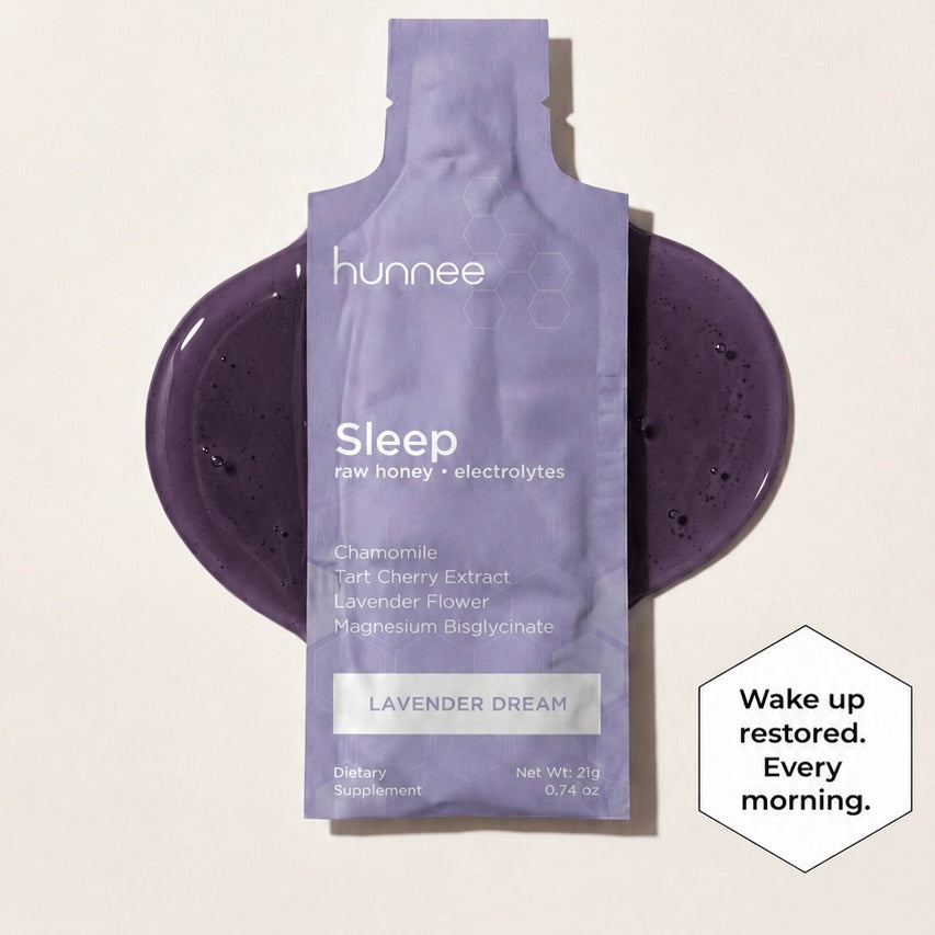 hunnee sleep sachet with lavender honey