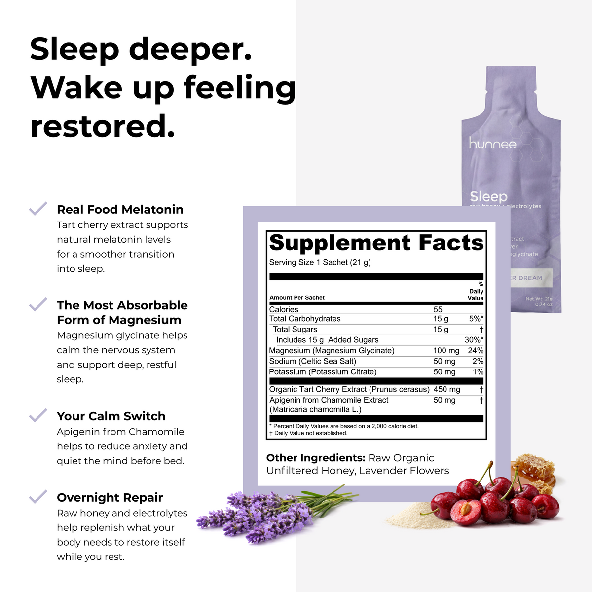 hunnee sleep details