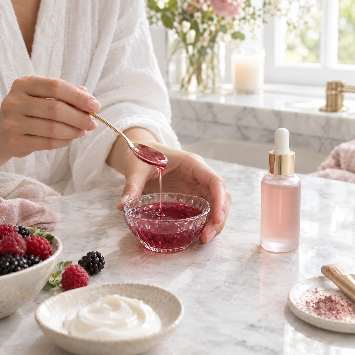 with your morning skincare
